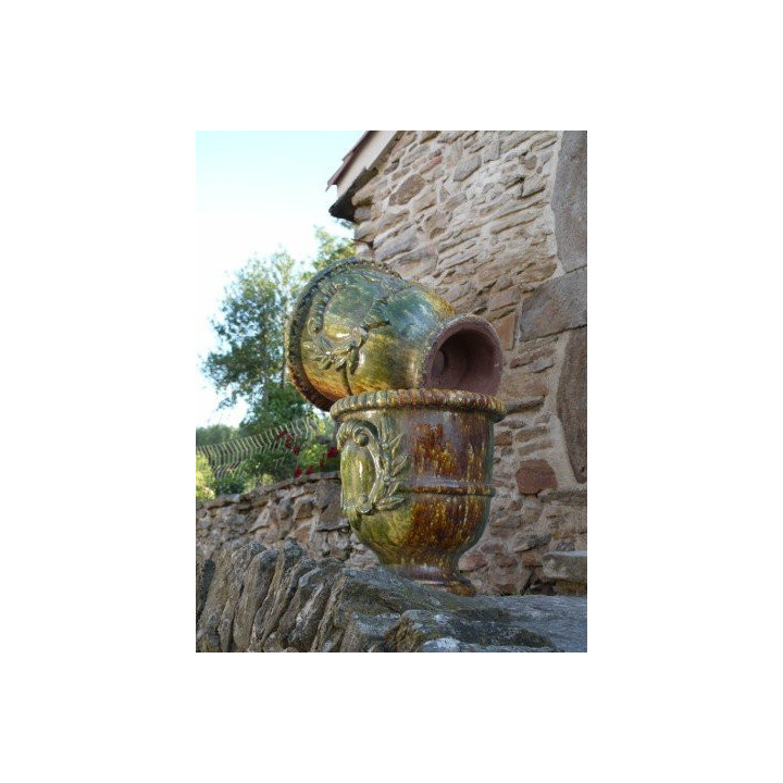 Vase provençal élégance vieil email