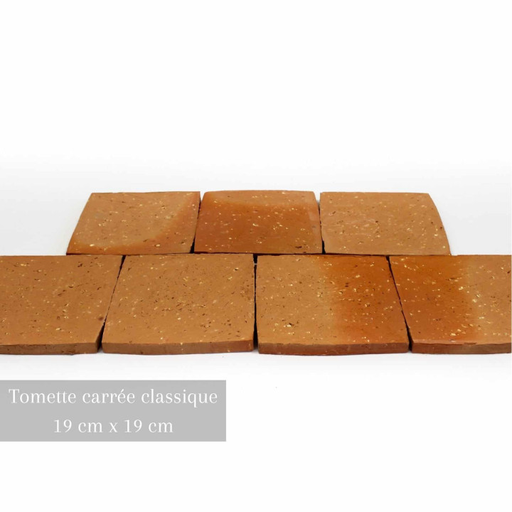 tomette carrée classique 10