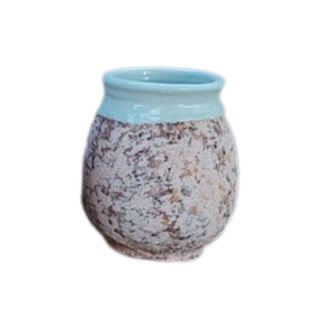 Jarre méditerranéenne 60 cm vert de gris patine classique