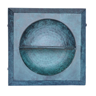 applique demi-lune vert de gris intérieur