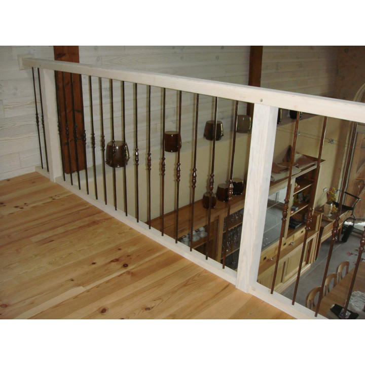 Parquet petits nœuds massif en pin des Landes 23mm