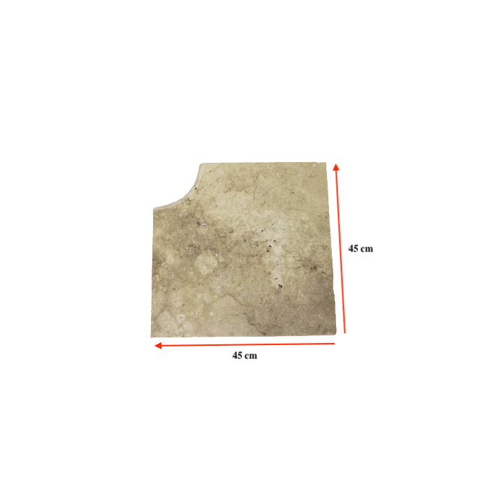 Angle rentrant mix pour margelle de piscine