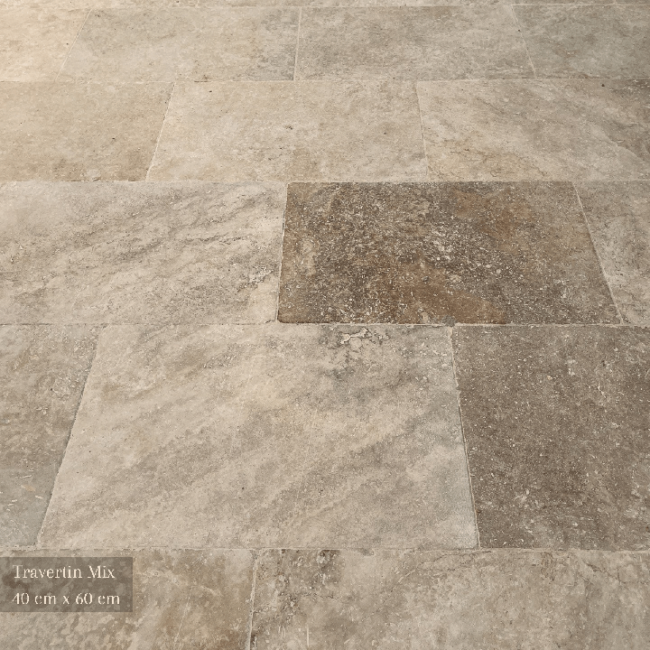 Travertin mix premier choix à Prix Abordable pour Votre Sol