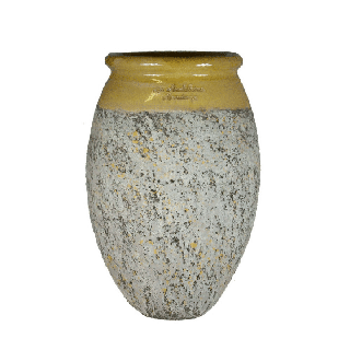 jarre olive col jaune