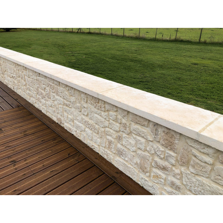 Dessus de mur étrillé vieilli, résistant aux gelées - Ligerio