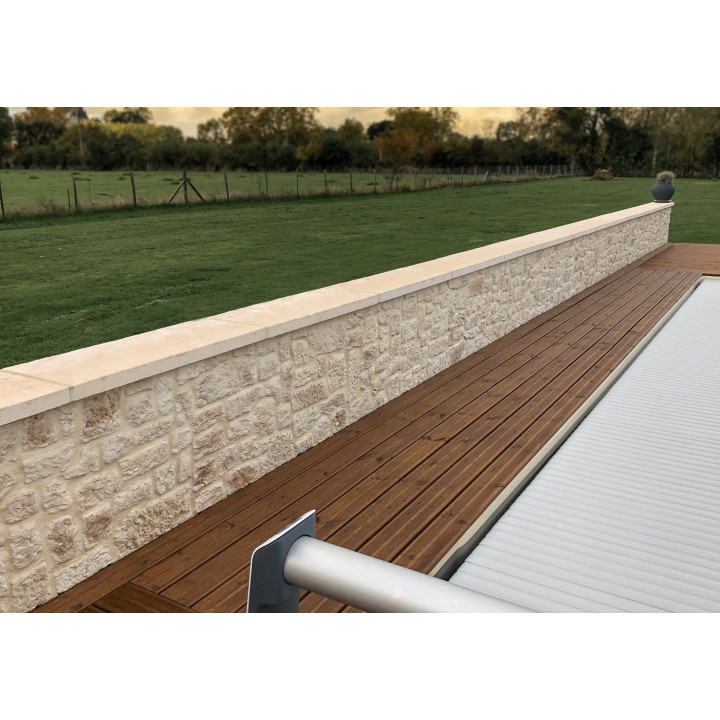 Dessus de mur étrillé vieilli, résistant aux gelées - Ligerio