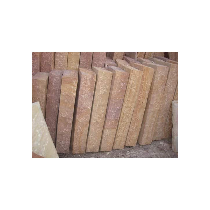 Bordure en grès brun