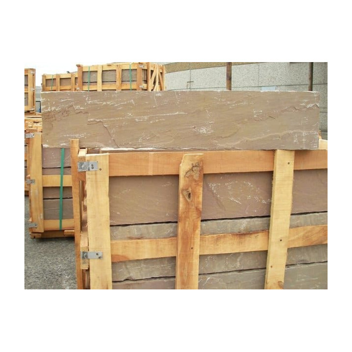 Bordure en grès brun