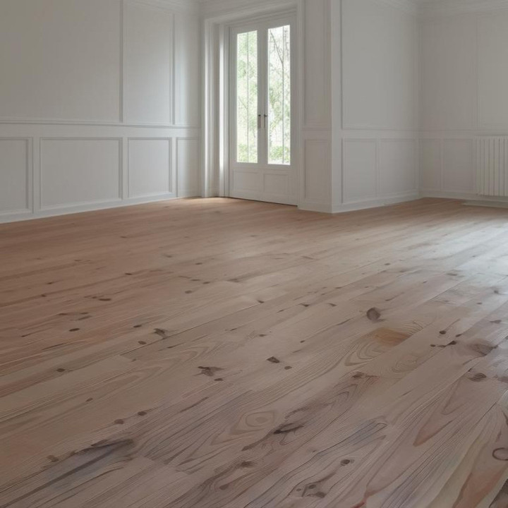 Parquet naturel massif en pin des Landes 23mm