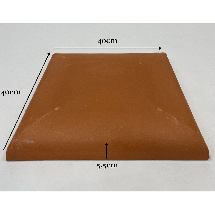 chapiteau pilier plat terre cuite 6