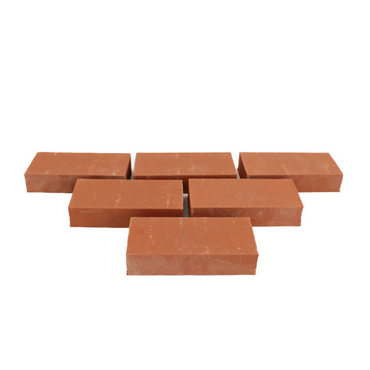 focus sur la brique rouge rustique