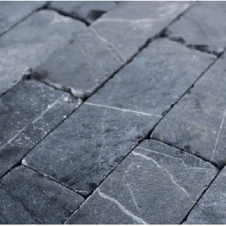 Pavé en pierre bleue