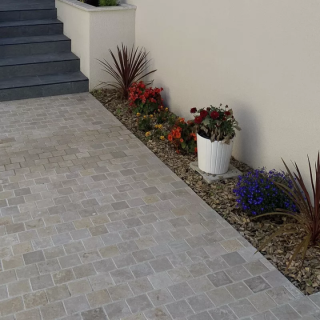 allée de jardin en pavé Cordillère 10x10x2