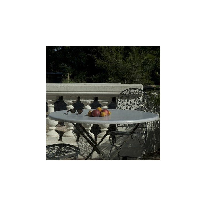 grand plateau émaillé terre cuite