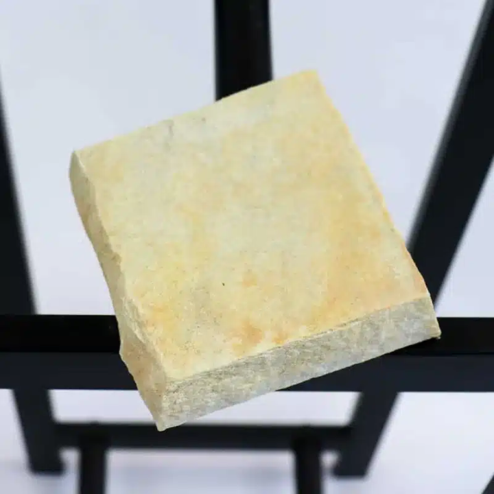 pavé quartzite jaune
