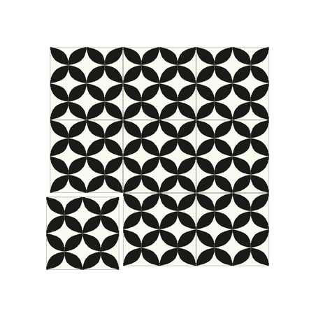 Carreaux de ciment authentique Folk