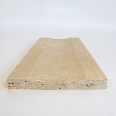 Caniveau simple en travertin