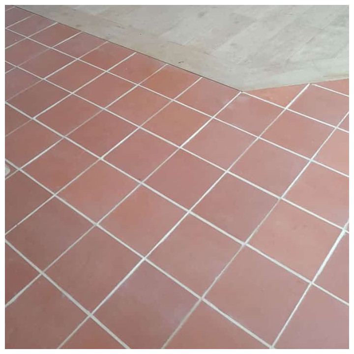 Tomette lisse saumon