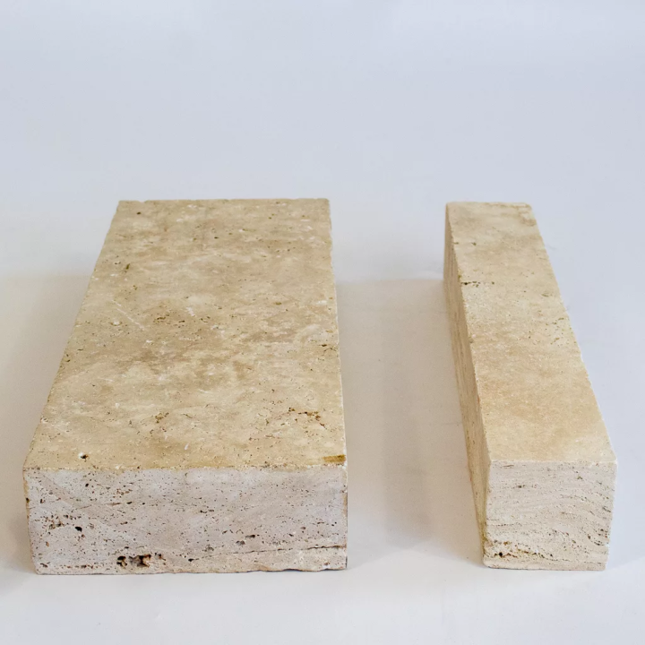 bordure travertin beige