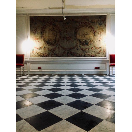 Dallage à damier classique