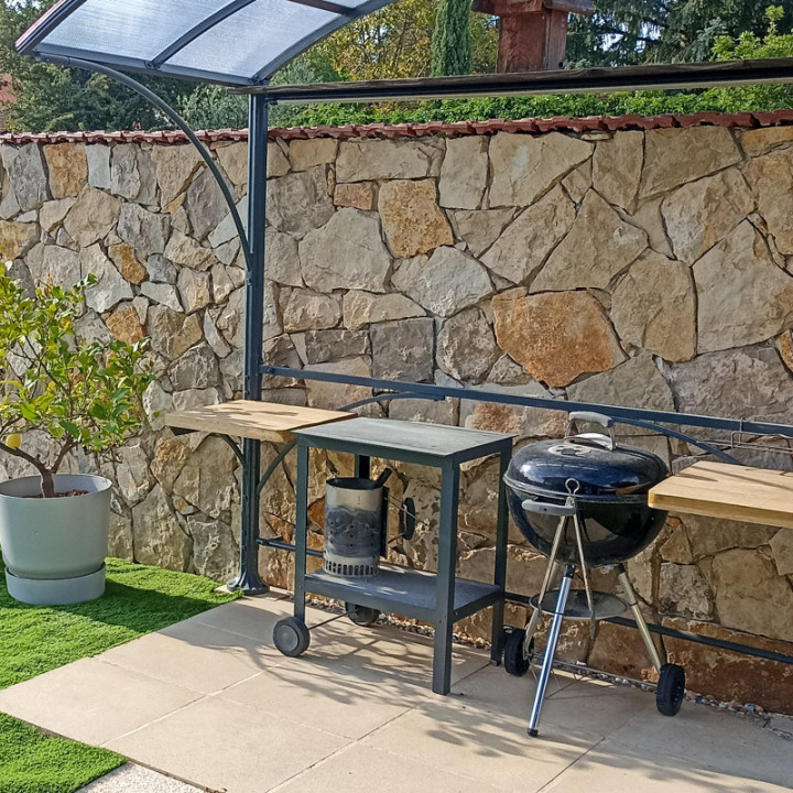 Pierre de parement naturelle brune pour un style rustique - Ligerio