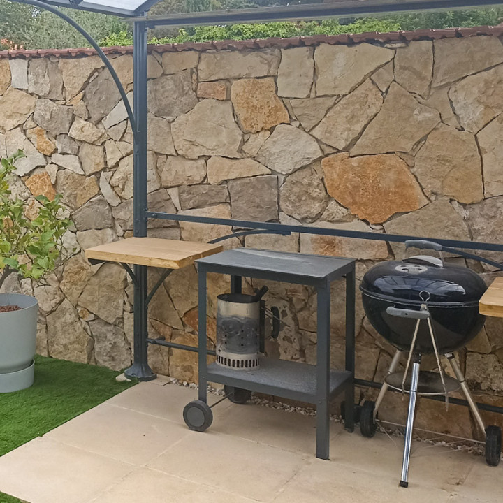 Pierre de parement naturelle brune pour un style rustique - Ligerio