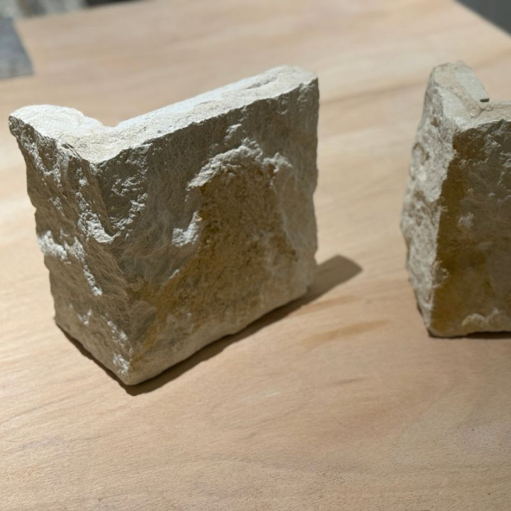 Angle pour Pierre de parement naturelle Ocre