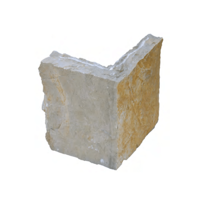 angle pierre parement naturelle brune