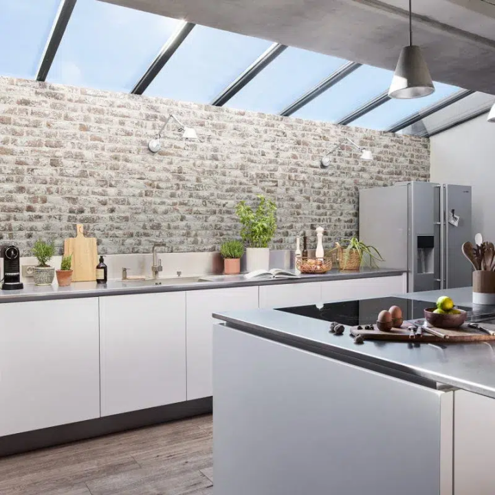 pierre parement brique old school pour cuisine