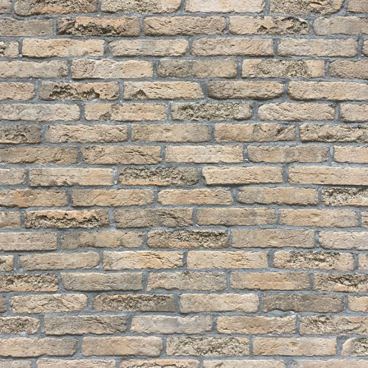 bardage brique old school ton gris rosé