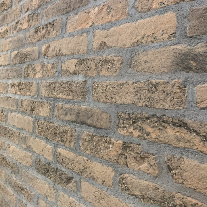 Bardage brique Old School - Pierre de parement brique (Orsol)