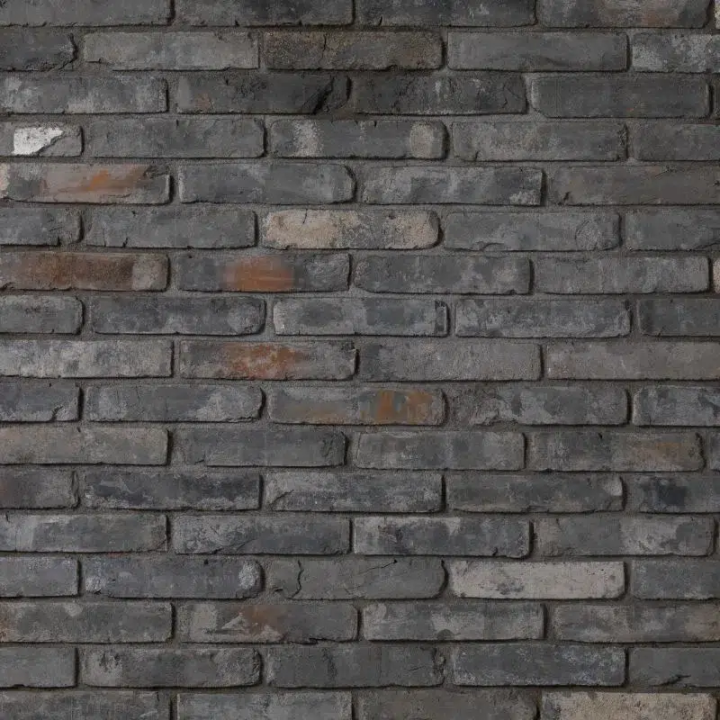 pierre parement brique naturelle anthracite non rectifiée