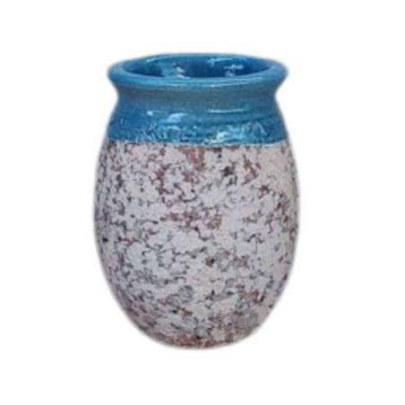 Jarre Méditerranéenne col bleu traditionnel