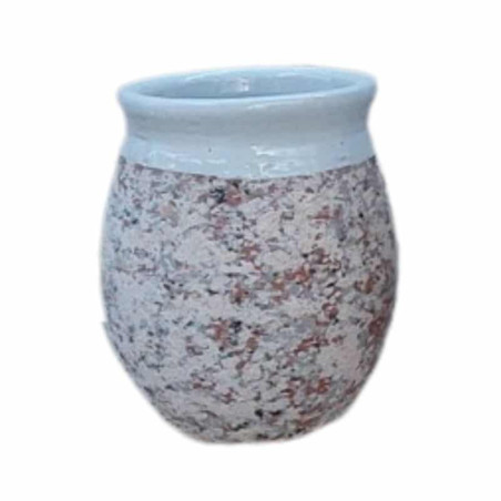 Jarre Méditerranéenne col pastel