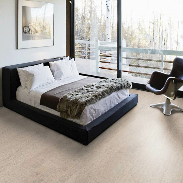 Parquet flottant naturel en liège