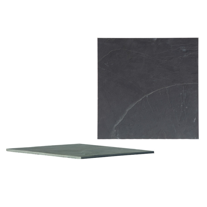 Dalle ardoise grise 40X40X1