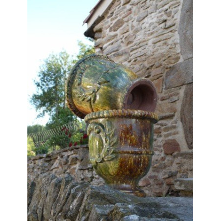 Vase provençal élégance vieil email