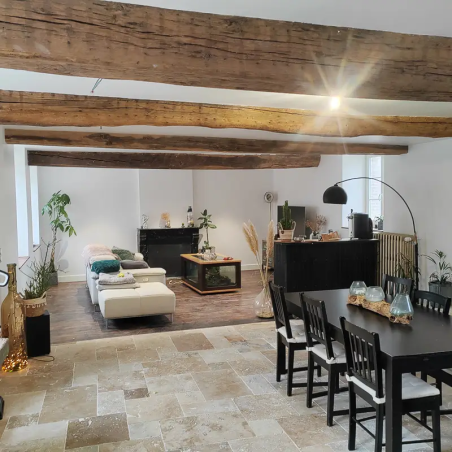 Carrelage en travertin deuxième choix (rustique)