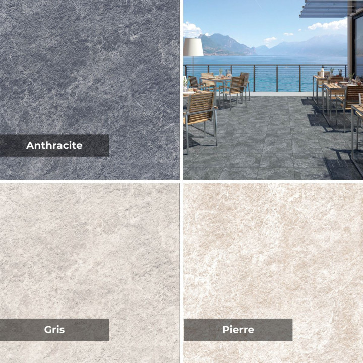 Carrelage effet pierre naturelle