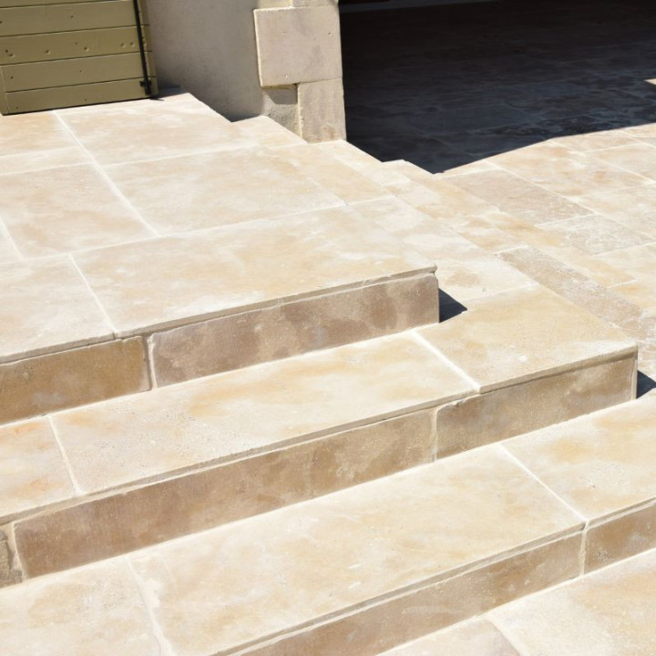 Dallage atlas beige vieilli