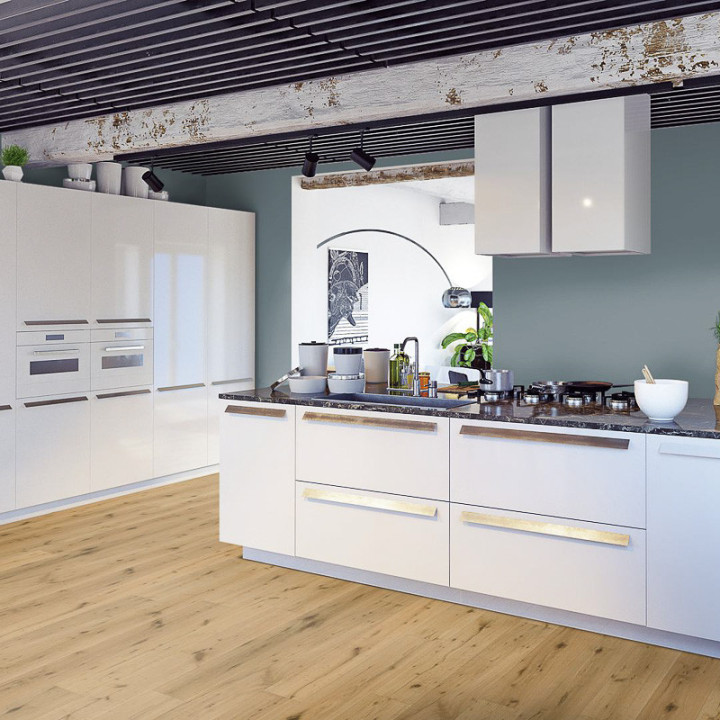 parquet vieilli en chêne contrecollé Chalet