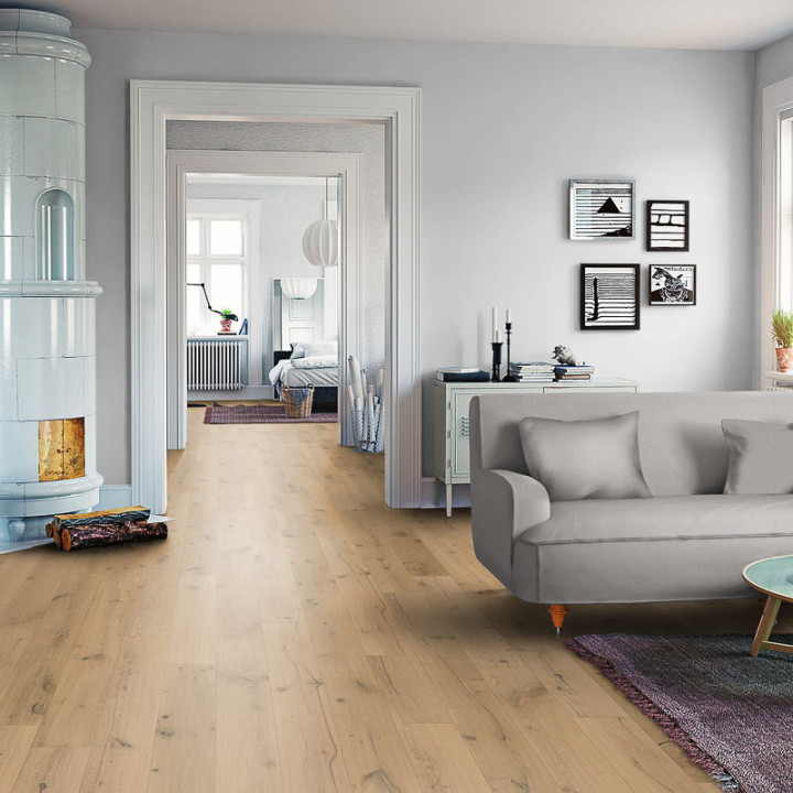 plancher bois vieilli contrecollé chene chalet