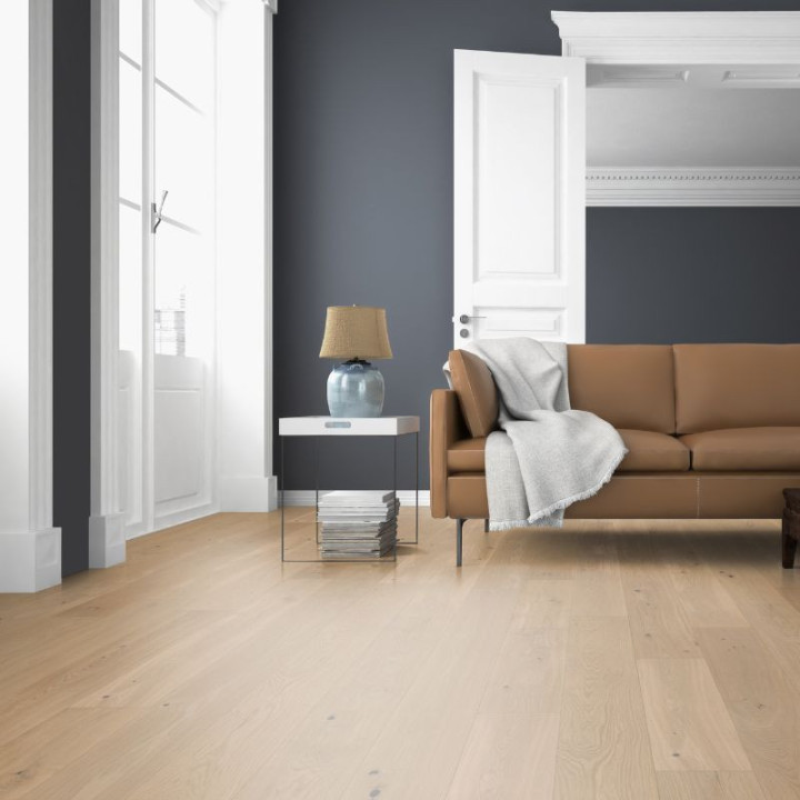 Parquet contrecollé chêne Country salon