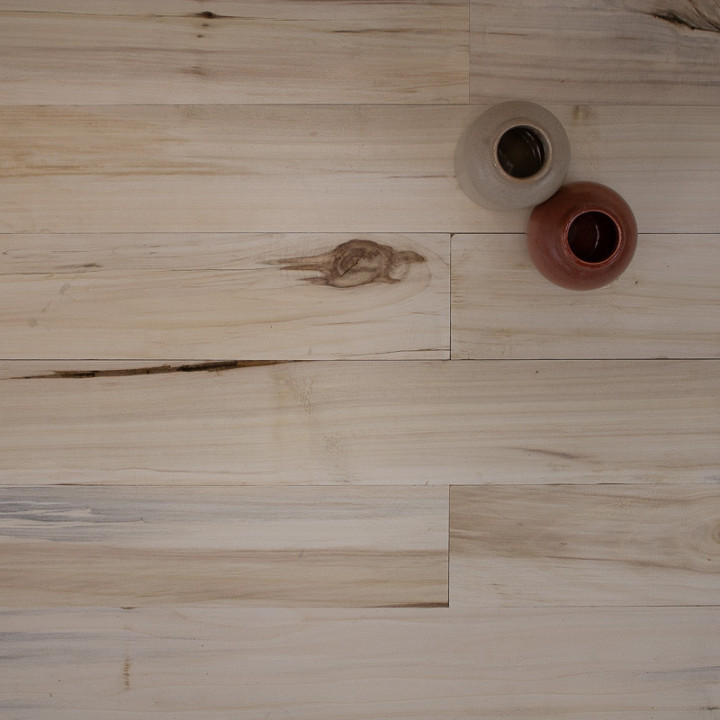 plancher bois massif en peuplier campagne brut