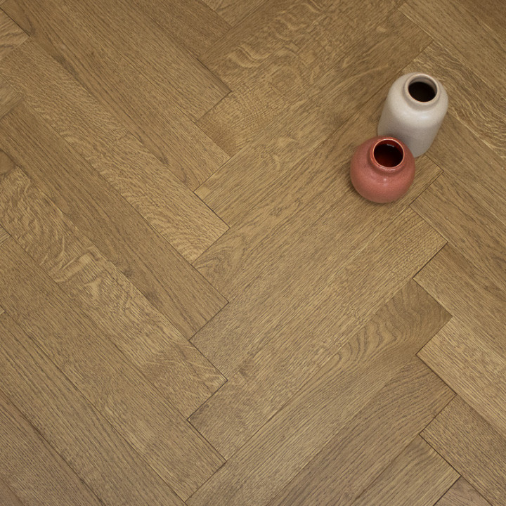Parquet Bâton rompu chêne massif Premier choix