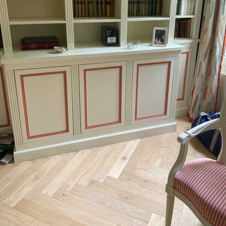 Parquet Bâton rompu chêne massif Premier choix