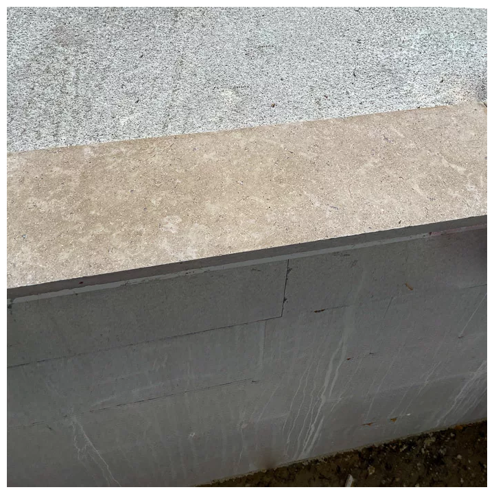 margelle templiers posée en travaux