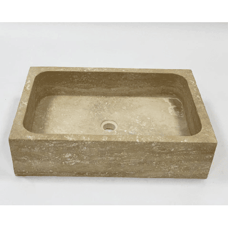 Vasque d’évier en pierre de travertin