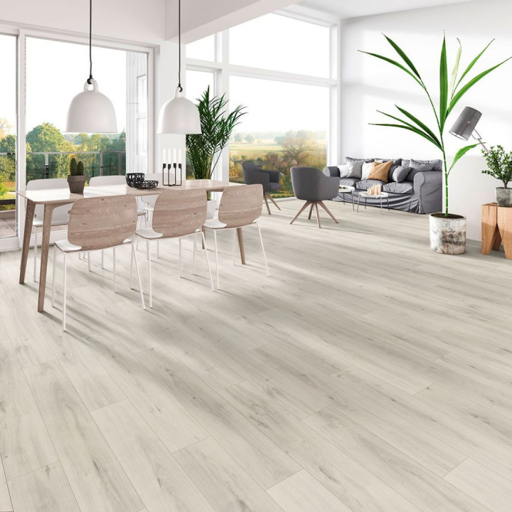 Sol stratifié hydrofuge aspect bois