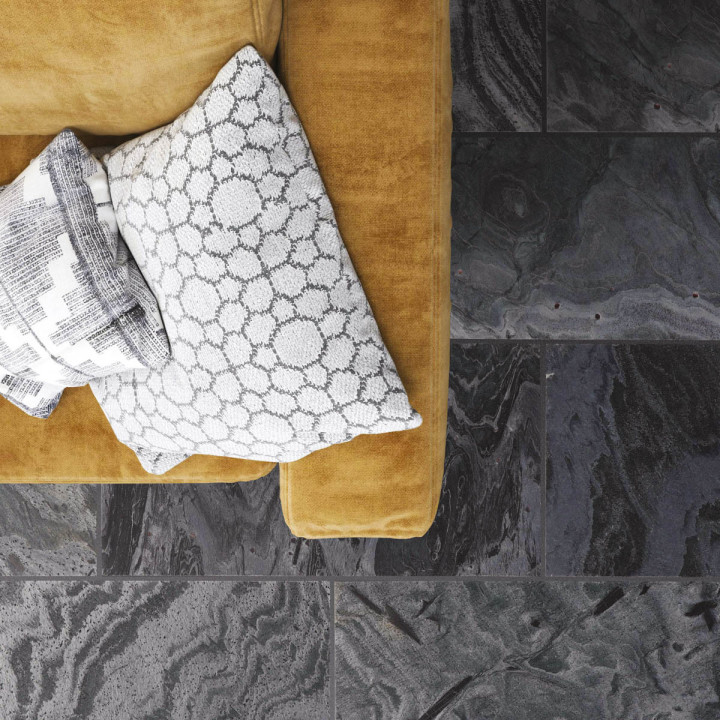 Dallage Bali en ardoise grise